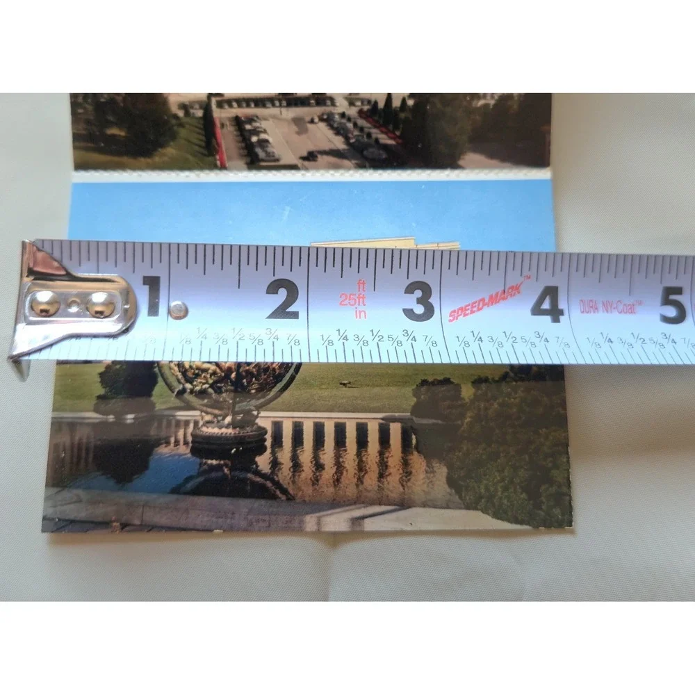 Vintage Geneve Switzerland Fold-Out Postcard Booklet Jaeger Mexichrome Geneva